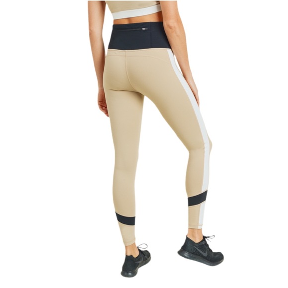NWT Mono B Tricolor Leggings - Picture 7 of 9